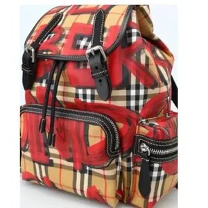 Burberry | Bags | Burberry Medium Rucksack Graffiti Print  display picture 1